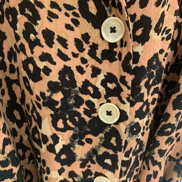 Wilfred Leopard Print Button Down Dress - Picture 3 of 8